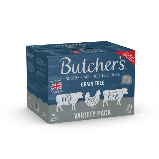 Butcher's Can Grain Free Mixed Recipes CIJ 24x400g 3 Butcher's Can Grain Free Mixed Recipes CIJ 24x400g
