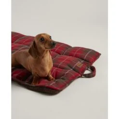 Joules - Dog Travel Mat - Red Heritage Tweed -Pet dog fm 2020 07 16 03 27 11 92702 images