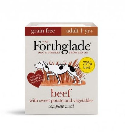 Forthglade - Beef With Sweet Potato & Vegetables Natural Wet Dog Food (18x395g) 3 Forthglade - Beef With Sweet Potato & Vegetables Natural Wet Dog Food (18x395g)