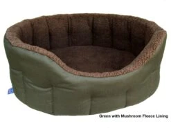 P&L Premium Oval Bolster Style Heavy Duty Fleece Lined Machine Washable Dog Bed 6 P&L Premium Oval Bolster Style Heavy Duty Fleece Lined Machine Washable Dog Bed -Pet dog green SOFTGMU Hweb 1800x1800 1800x1800 f4bae7f6 54ed 4847 98a5 d9934d0874bc