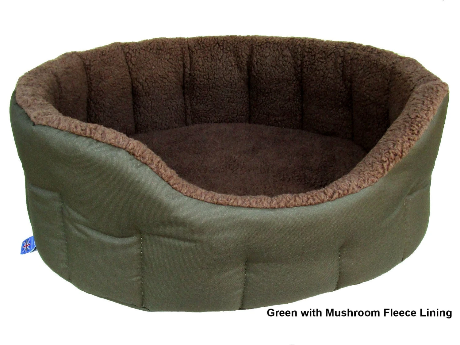 P&L Premium Oval Bolster Style Heavy Duty Fleece Lined Machine Washable Dog Bed 4 P&L Premium Oval Bolster Style Heavy Duty Fleece Lined Machine Washable Dog Bed - Image 2