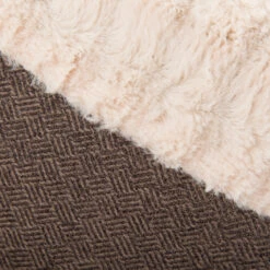 Scruffs - Ellen Donut Dog Bed - Grey -Pet dog grey ellen detail large