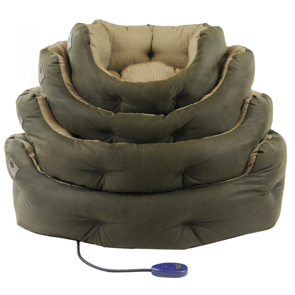 Hot Dogs Heated Cushion Dog Bed - Harewood 3 Hot Dogs Heated Cushion Dog Bed - Harewood