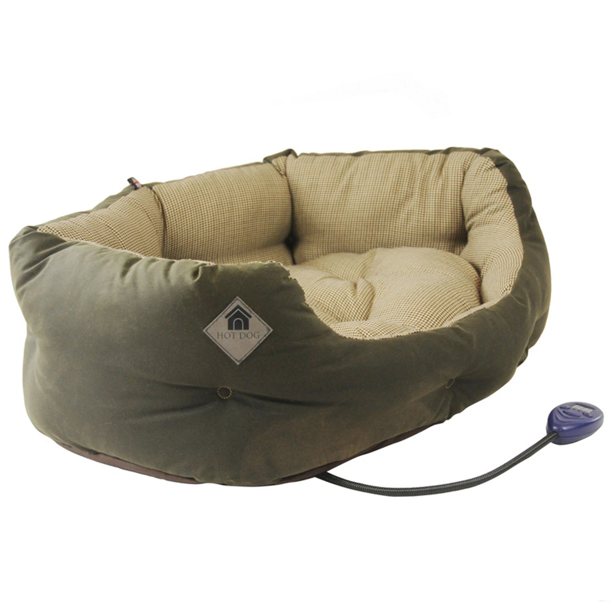 Hot Dogs Heated Cushion Dog Bed - Harewood 4 Hot Dogs Heated Cushion Dog Bed - Harewood - Image 2