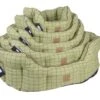 Green Tweed Oval Snuggle Bed-XXL 2 Green Tweed Oval Snuggle Bed-XXL -Pet dog hp028g2 1 5