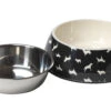 House Of Paws Silhouette Dog Print Bowl -Pet dog hp714 2 1664x1024 6595ab50 7b06 43fc 9ff5 f9b84f6330df
