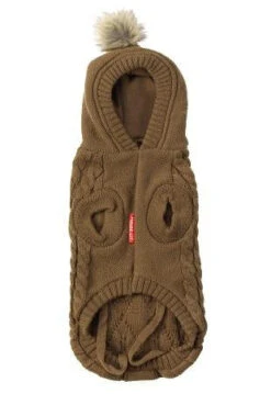 House Of Paws - Hoody Cable Knit Coco -Pet dog hp946c front 310x450 1 1