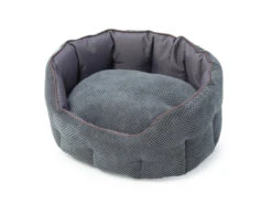 House Of Paws - Cord & Water Resistant Oval Snuggle Bed -Pet dog hp965g 1664x1248 1 2