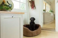 House Of Paws Brown Tweed & Fx Sheepskin Oval Snuggle Bed -Pet dog hp979b lifestyle 310x206 a1120d31 1de7 415e 9f9a 14139243e4fa