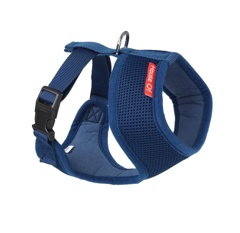 House Of Paws Memory Foam Dog Harness - Navy 3 House Of Paws Memory Foam Dog Harness - Navy