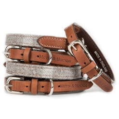 Mutts & Hounds Slate Tweed/Tan Leather