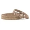 Mutts & Hounds Oatmeal Check Tweed Dog Collar
