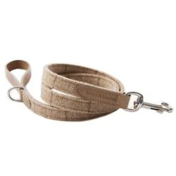 Mutts & Hounds Oatmeal Check Tweed Lead