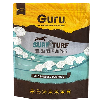 Guru SURF & TURF Cold Pressed Dog Food – 14kg 3 Guru SURF & TURF Cold Pressed Dog Food – 14kg