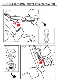 Hugo & Hudson - Green Puffer Jacket -Pet dog hugo hudson zipper 1 1