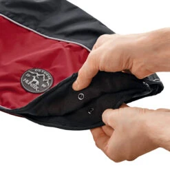 Hunter Uppsala Allrounder Dog Coat - Anthracite/Red -Pet dog hunter 12050 66236 002 18 lpr