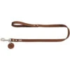 Hunter Aalborg Leather Leash – Brown -Pet dog hunter 16295 66060 001 19