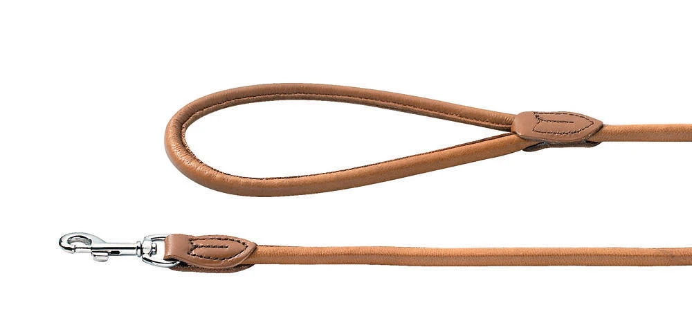 Hunter Leash Round & Soft Elk Petit – Brown 3 Hunter Leash Round & Soft Elk Petit – Brown