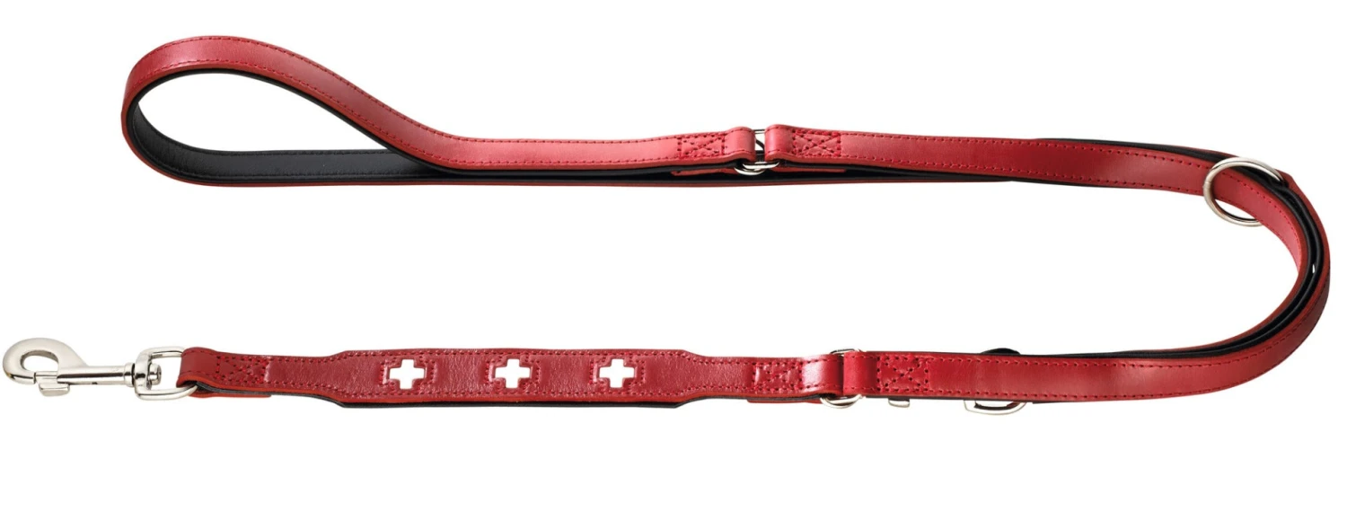 Hunter Swiss Training Leash 18/200 Red/Black 3 Hunter Swiss Training Leash 18/200 Red/Black