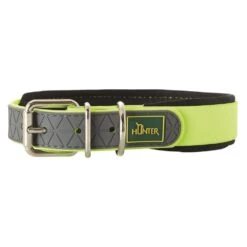 Hunter - Convenience Neoprene Comfort Dog Collar – Neon Yellow 16 Hunter - Convenience Neoprene Comfort Dog Collar – Neon Yellow -Pet dog hunter 7043 63082 round 16 1 6