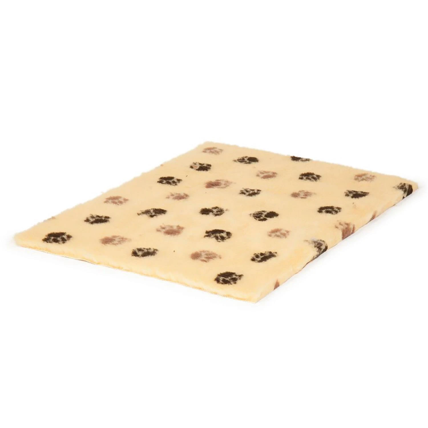 Danish Design - Sherpa Fleece Dog Blanket - Beige/Brown Paw 4 Danish Design - Sherpa Fleece Dog Blanket - Beige/Brown Paw - Image 2
