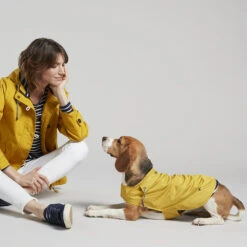 Joules - Mustard Dog Raincoat 8 Joules - Mustard Dog Raincoat -Pet dog joules