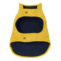 Joules Antique Gold Quilted Dog Coat 6 Joules Antique Gold Quilted Dog Coat -Pet dog joules dog raincoat front