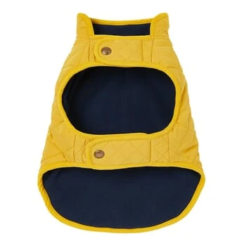 Joules Antique Gold Quilted Dog Coat 4 Joules Antique Gold Quilted Dog Coat - Image 2