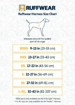 Ruffwear - Flagline™ Lightweight Dog Harness - Red Rock -Pet dog jpeg ruffwear harnesses sizing chart vertical