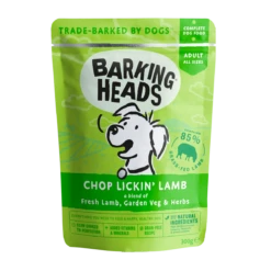 Barking Heads - Chop Lickin' Lamb Wet Dog Food - 10x300g