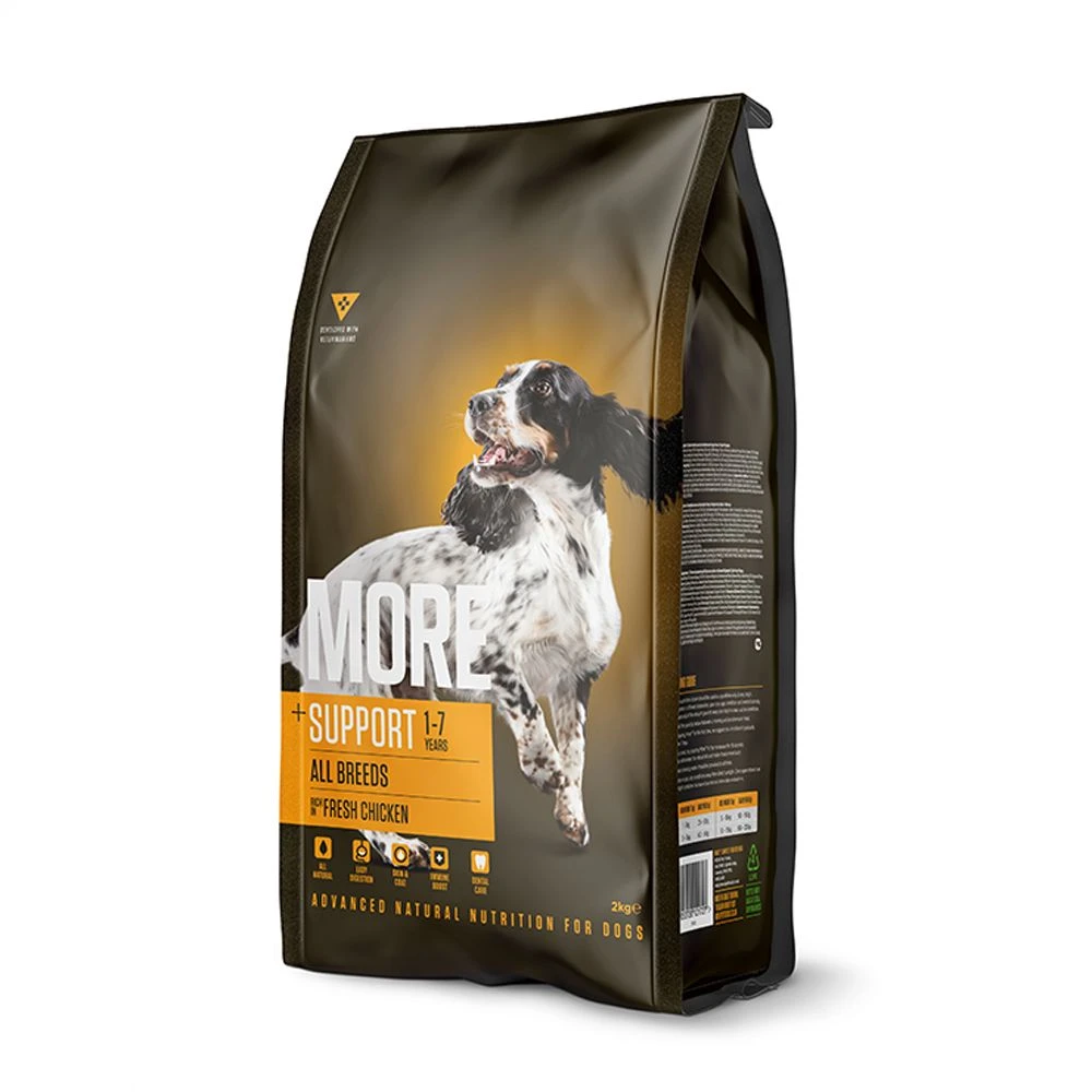 MORE Dog +Support Chicken All Breeds - Dry Dog Food 3 MORE Dog +Support Chicken All Breeds - Dry Dog Food