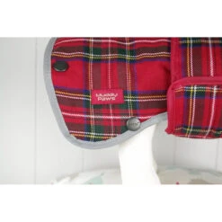 Ancol Muddy Paws - Highland Tartan Red Dog Coat -Pet dog muddypaws tartan dog coat