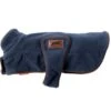 House Of Paws - Fleece Dog Coat - Navy -Pet dog navy fleece dog coat by house of paws