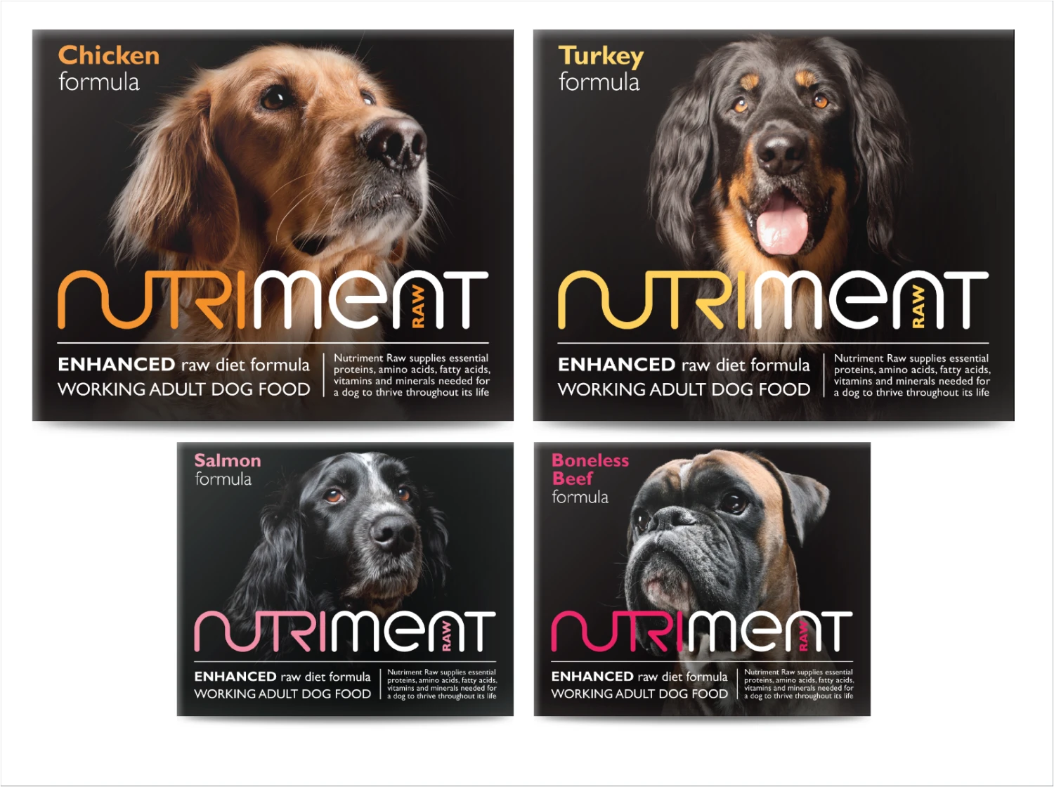 Nutriment 10kg Raw Adult Dog Food Starter Pack 3 Nutriment 10kg Raw Adult Dog Food Starter Pack
