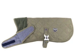 Hugo & Hudson - Olive Quilted Dog Jacket
