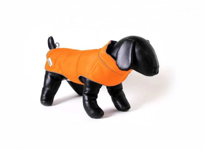 Doodlebone - Combi-Puffer Dog Jacket (Reversible) - Green/Orange 4 Doodlebone - Combi-Puffer Dog Jacket (Reversible) - Green/Orange - Image 2