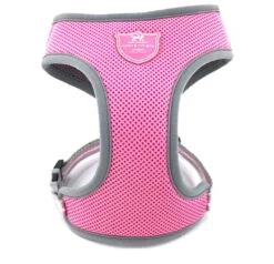 Hugo & Hudson - Pink Mesh Dog Harness