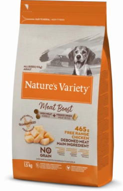 Nature's Variety - Meat Boost Free Range Chicken - Dry Dog Food