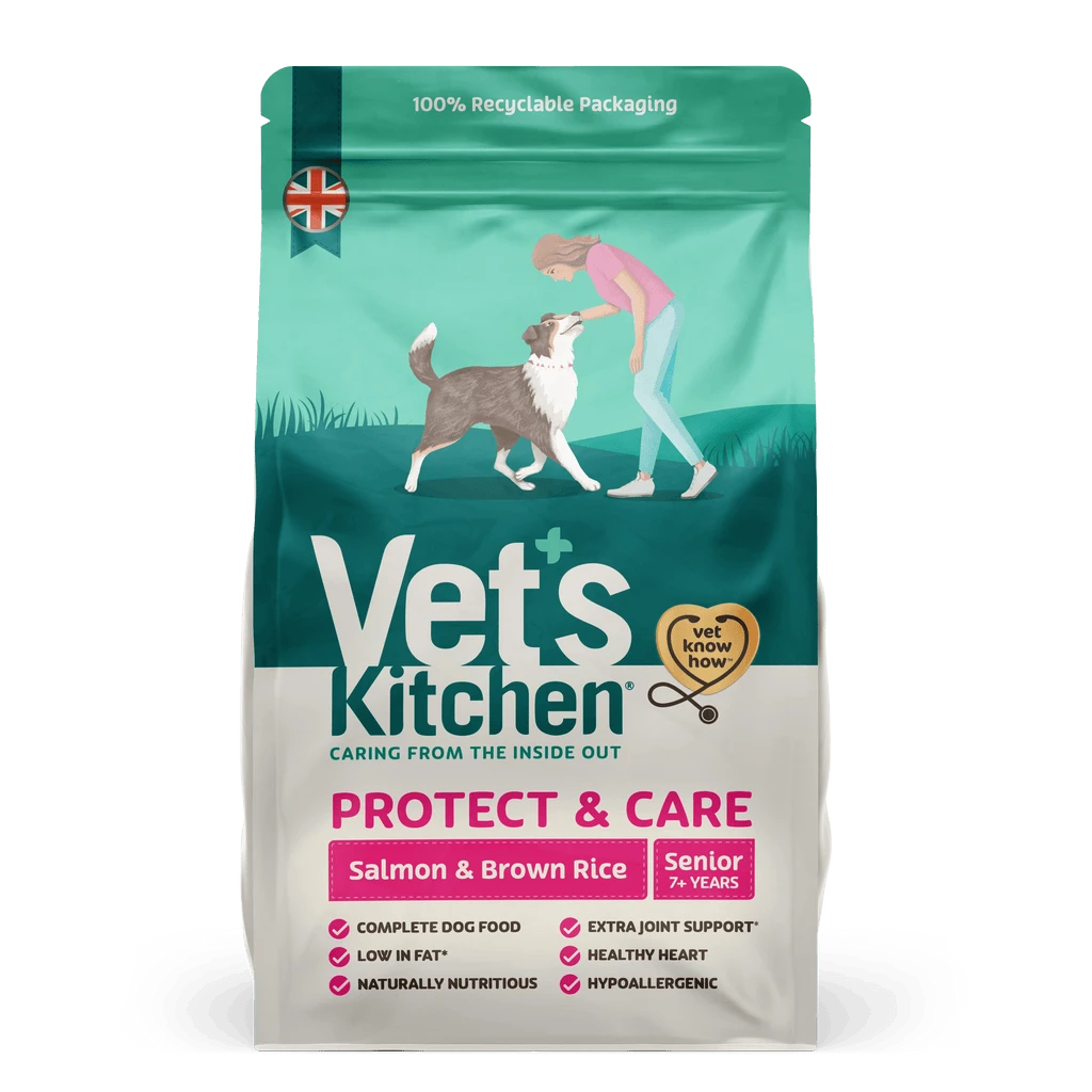 Vet's Kitchen Senior Dog Food Salmon & Brown Rice 7.5kg 3 Vet's Kitchen Senior Dog Food Salmon & Brown Rice 7.5kg