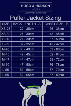 Hugo & Hudson - Green Puffer Jacket -Pet dog puffer jacket sizing 2048x 2c4ac900 b84b 44ed bd3f e2f0e8856a9c