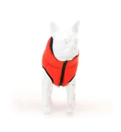 Hugo & Hudson - Red Puffer Jacket -Pet dog red2