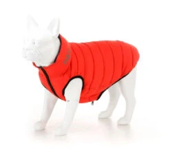 Hugo & Hudson - Red Puffer Jacket -Pet dog red3