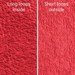 Dogrobes - Dog Robe Drying Coat - Red 26 Dogrobes - Dog Robe Drying Coat - Red -Pet dog red fabric side by side 68007.1616418308