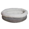 Rosewood - Deep Tweed Oval Teddy Bear Dog Bed