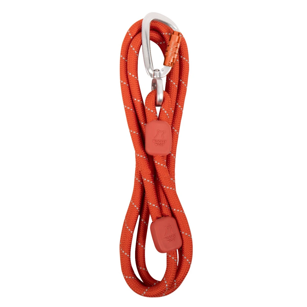 Woolly Wolf - Recycled Rope Dog Lead - Burnt Orange 3 Woolly Wolf - Recycled Rope Dog Lead - Burnt Orange