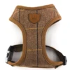 Hugo & Hudson Caramel Checked Herringbone Dog Harness -Pet dog screen shot 2019 10 29 at 15.10.43