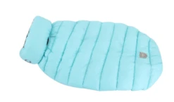 Hugo & Hudson Aqua & Grey Puffer Jacket -Pet dog screen shot 2019 12 03 at 21.51.08