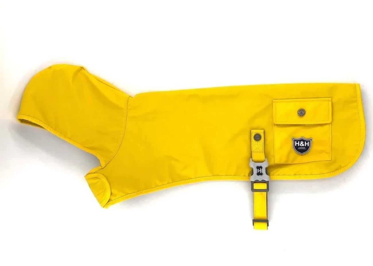 Hugo & Hudson Dog Rain Coat - Yellow 3 Hugo & Hudson Dog Rain Coat - Yellow