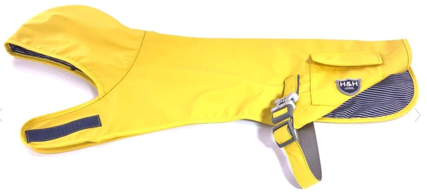 Hugo & Hudson Dog Rain Coat - Yellow 4 Hugo & Hudson Dog Rain Coat - Yellow - Image 2