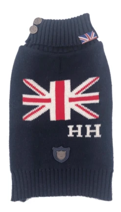 Hugo & Hudson Navy Union Jack Dog Jumper